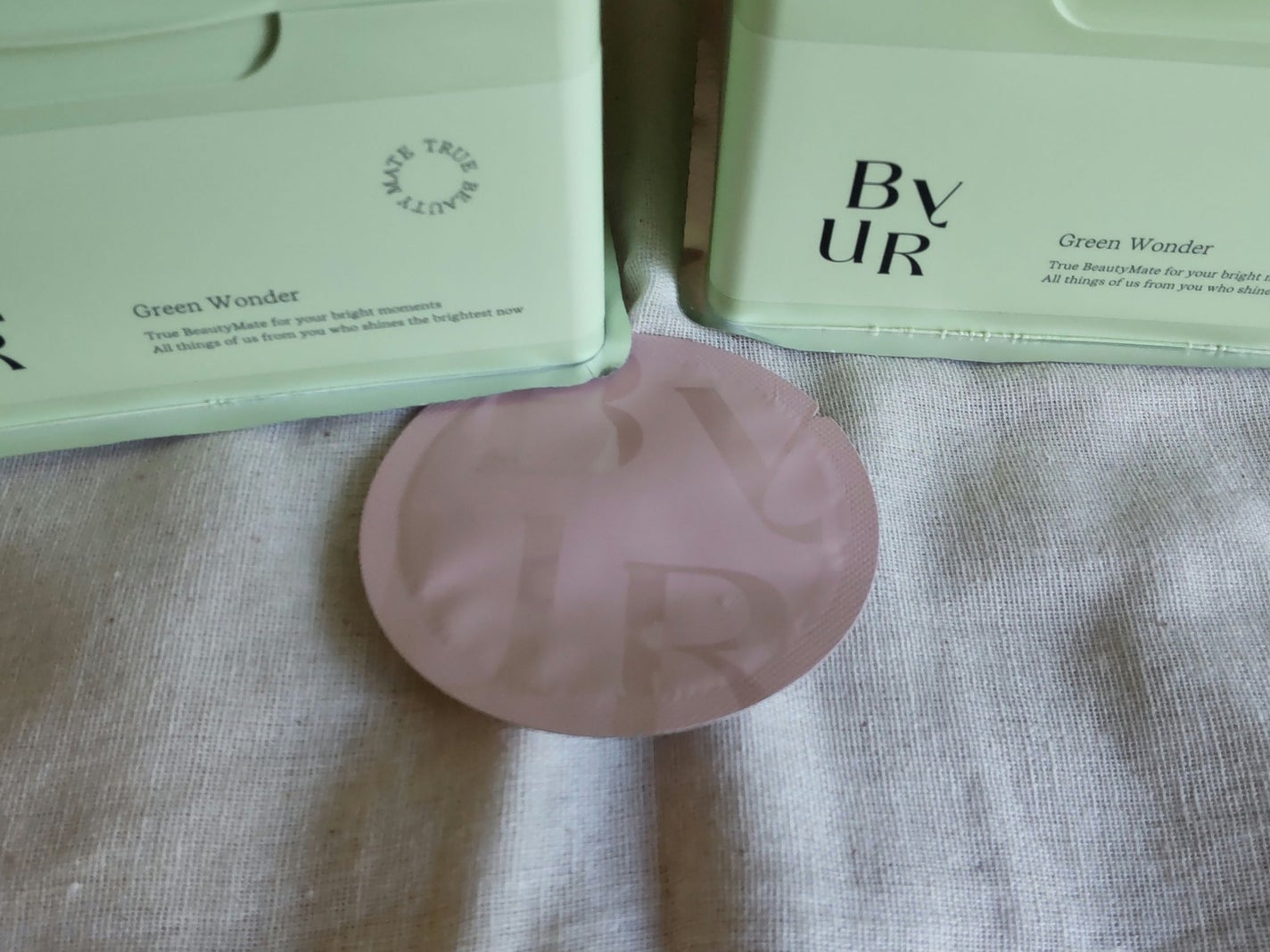 バイユア スージンググリーン デイリーアクアセラムマスク/ByUR/シートマスク・パックを使ったクチコミ(2枚目)