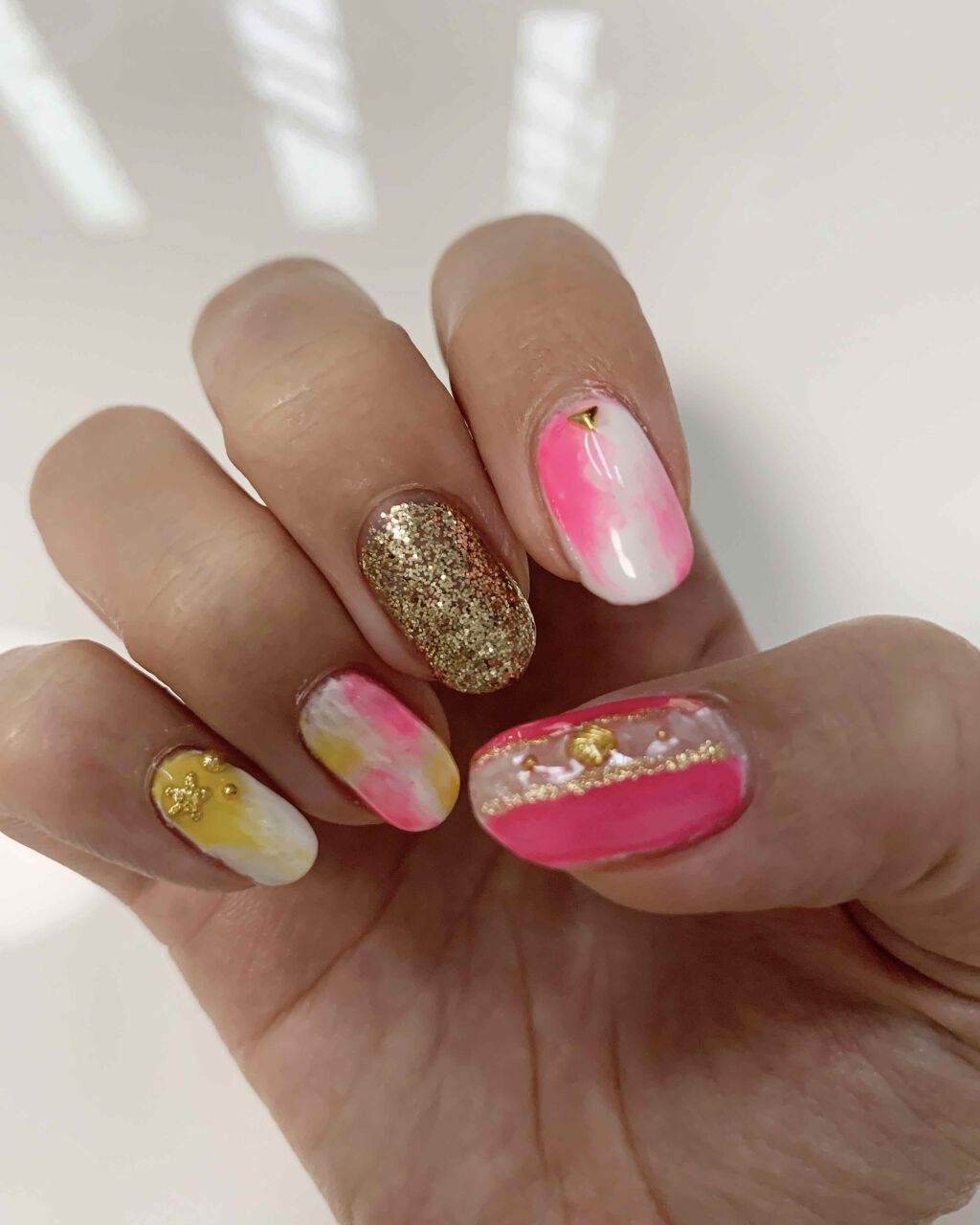 プリムドール/プリジェル/ジェルネイルを使ったクチコミ（1枚目）