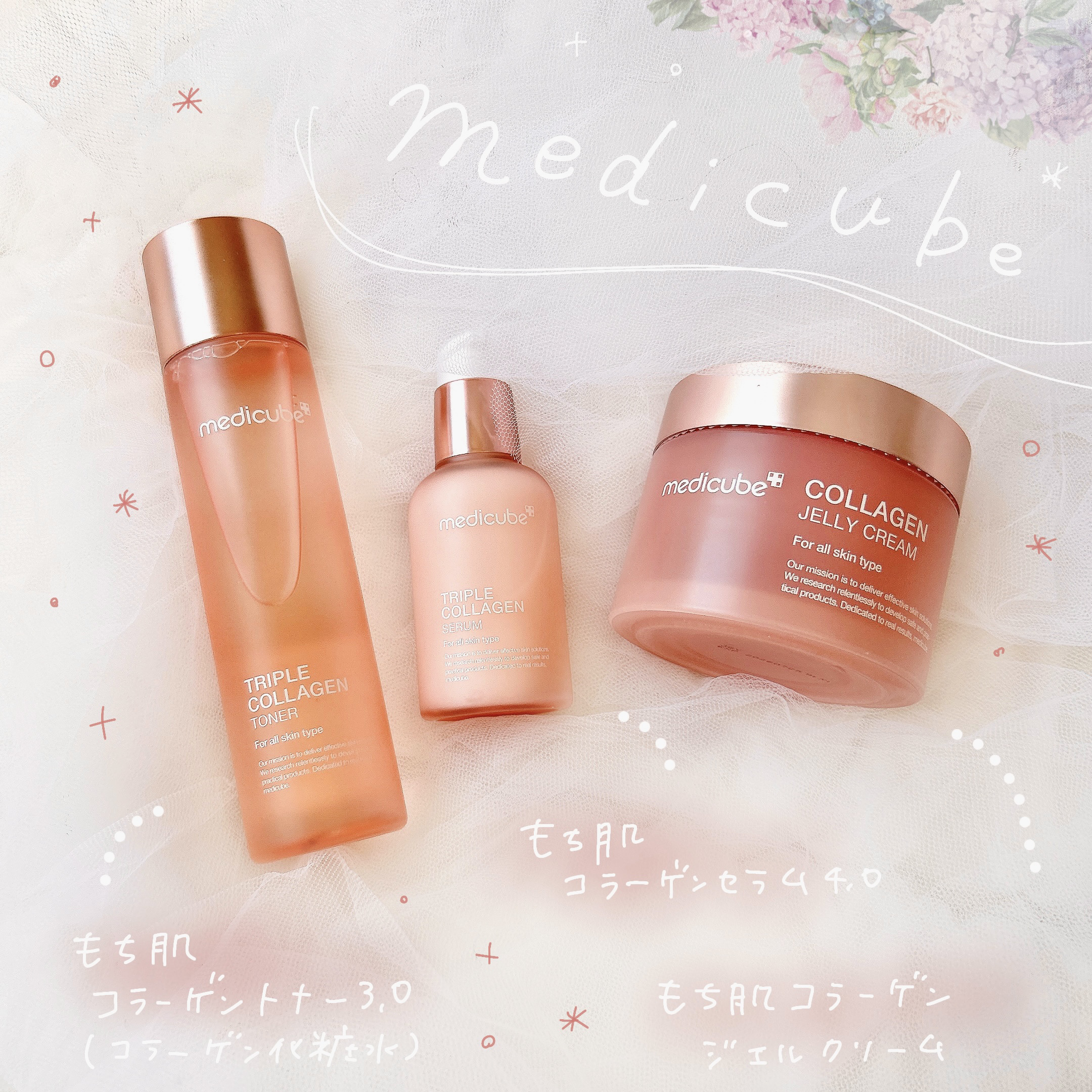 もち肌コラーゲントナー3.0/MEDICUBE/化粧水を使ったクチコミ（1枚目）