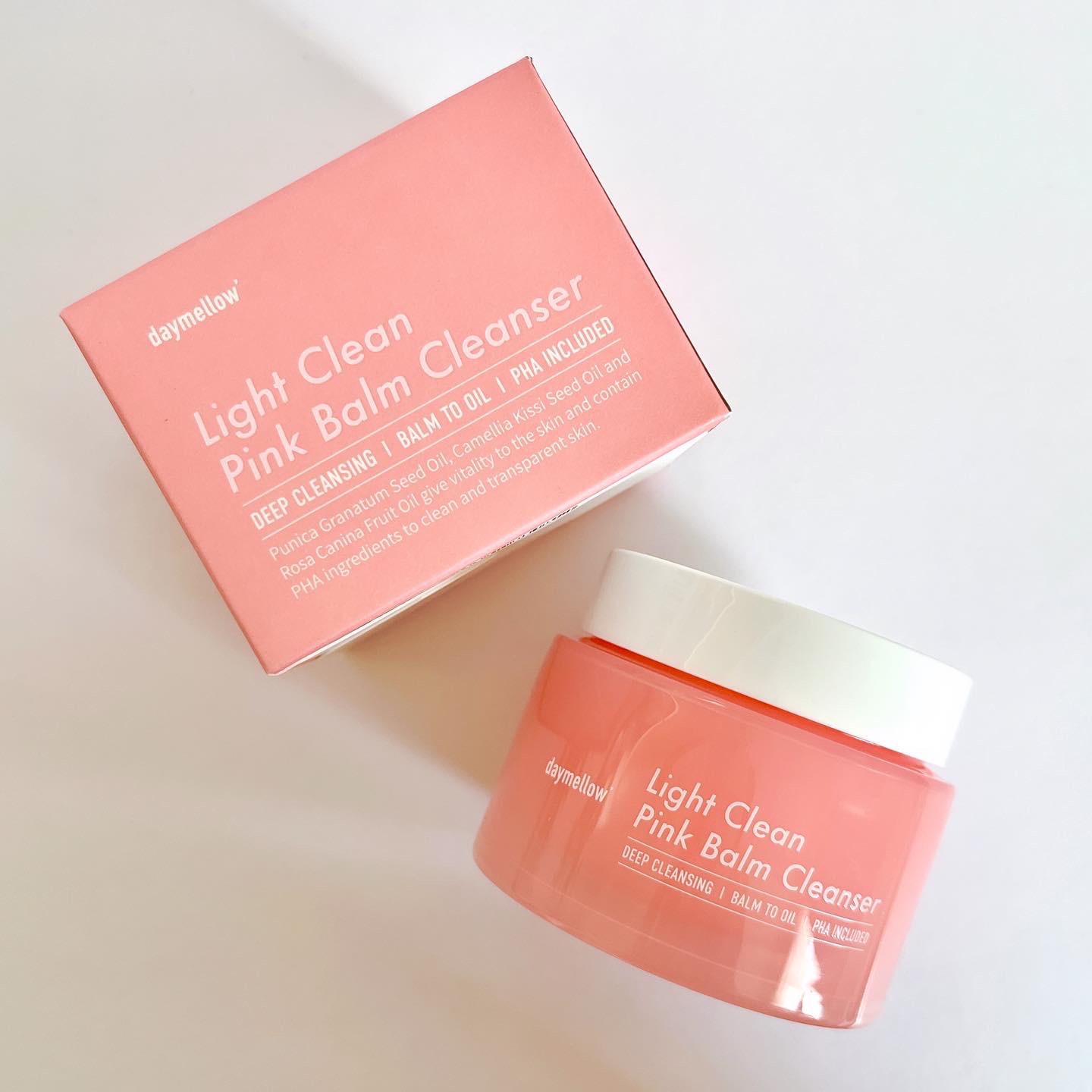 ライトクリーンピンクバームクレンザー/daymellow’/クレンジングクリームを使ったクチコミ（1枚目）