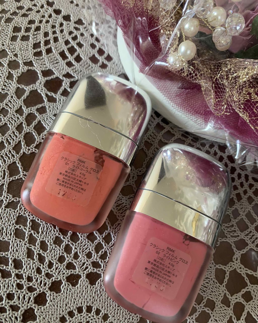 クラシック フィルム グロス/RMK/リップグロスを使ったクチコミ（2枚目）