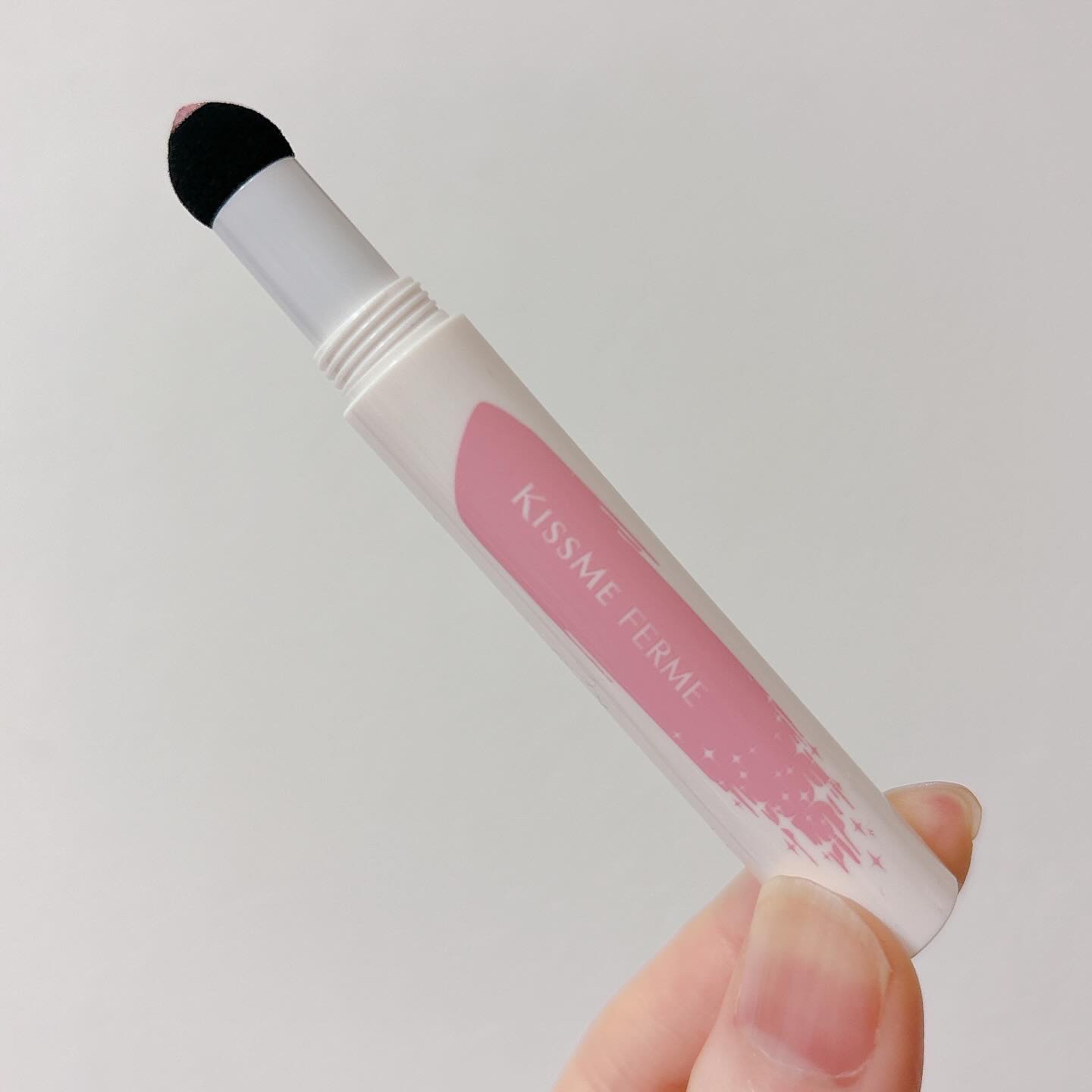 クッションチップアイカラーN/キスミー フェルム/単色アイシャドウを使ったクチコミ（3枚目）