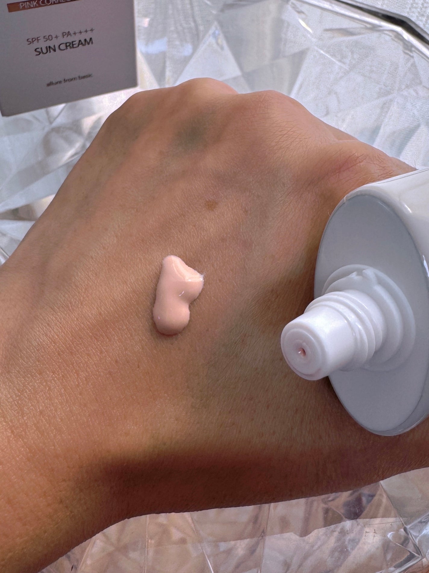 ウォータフルトーンアップサンクリーム/ダルバ/日焼け止めクリームを使ったクチコミ(2枚目)