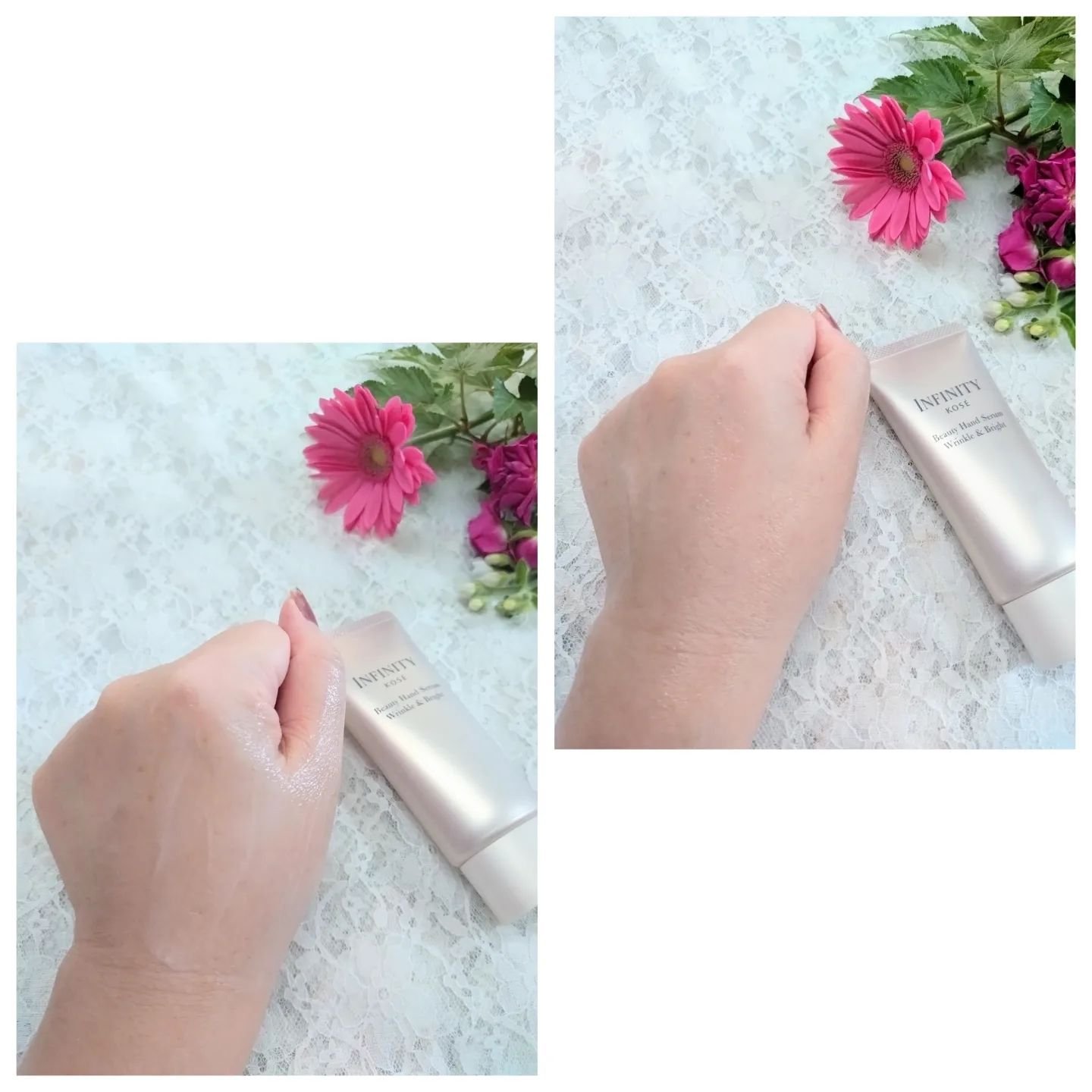 インフィニティ　ビューティーハンドセラム リンクル＆ブライト [医薬部外品]/インフィニティ/ハンドクリームを使ったクチコミ（3枚目）