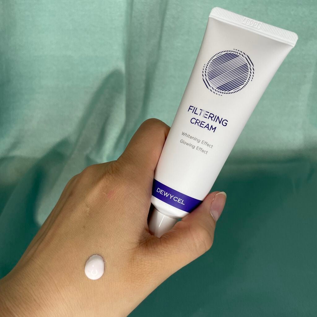 フィルタリングクリーム/DEWYCEL/日焼け止めクリームを使ったクチコミ(2枚目)