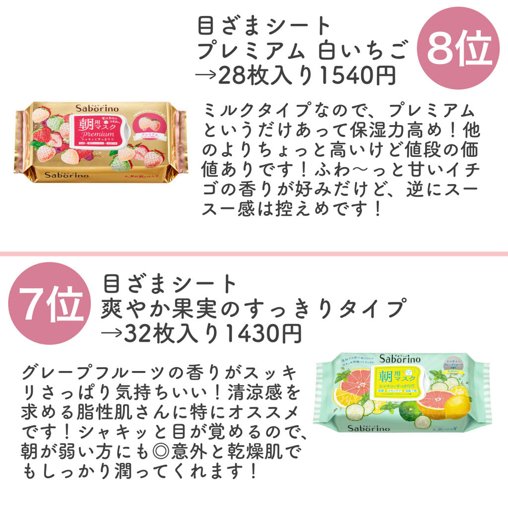 目ざまシート ひきしめタイプ/サボリーノ/シートマスク・パックを使ったクチコミ（3枚目）