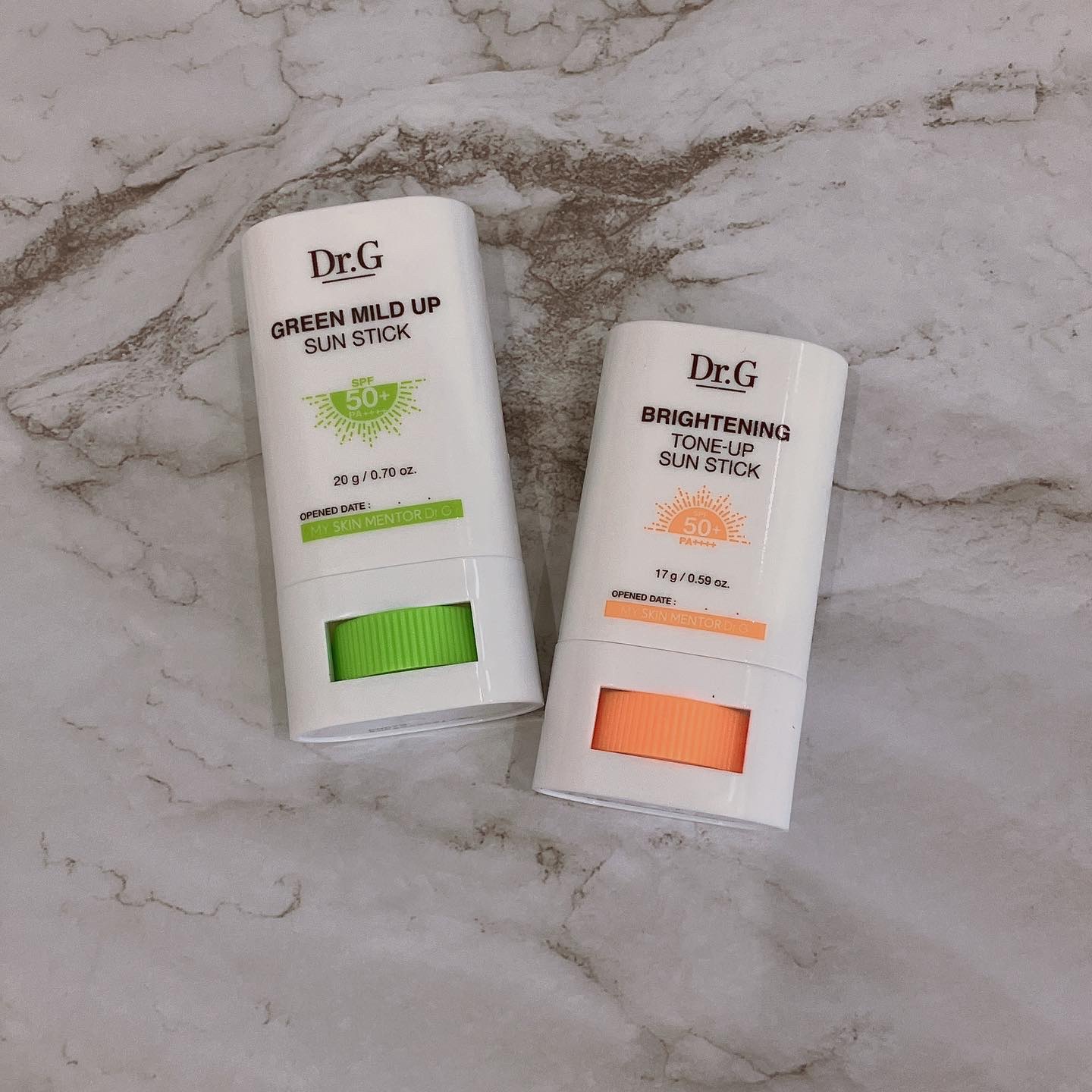 グリーンマイルドサンスティック SPF50+ PA++++/Dr.G/日焼け止めスティックを使ったクチコミ（1枚目）