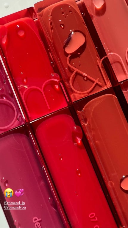 デュイフルウォーターティント/rom&nd/リップティントを使ったクチコミ(1枚目)