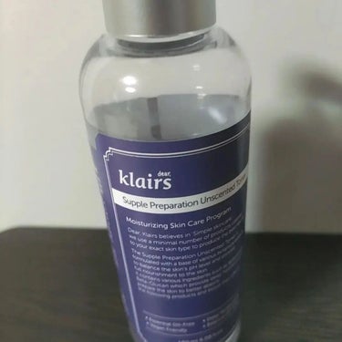 サプルプレパレーションアンセンテッドトナー(180ml)/Klairs/化粧水を使ったクチコミ（9枚目）