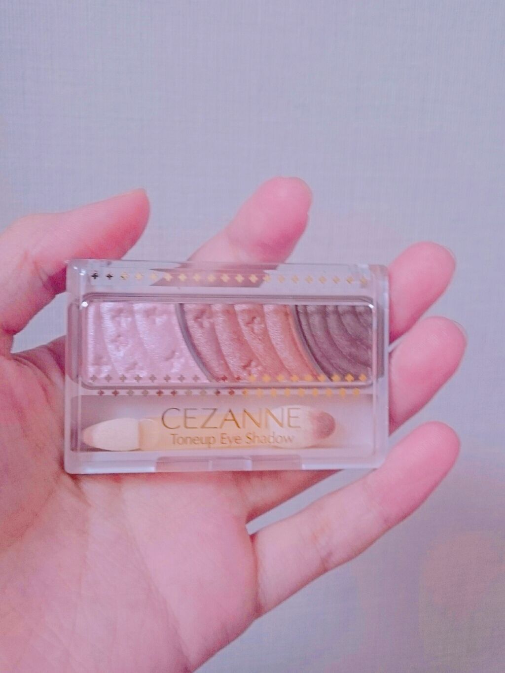 トーンアップアイシャドウ/CEZANNE/アイシャドウパレットを使ったクチコミ(1枚目)