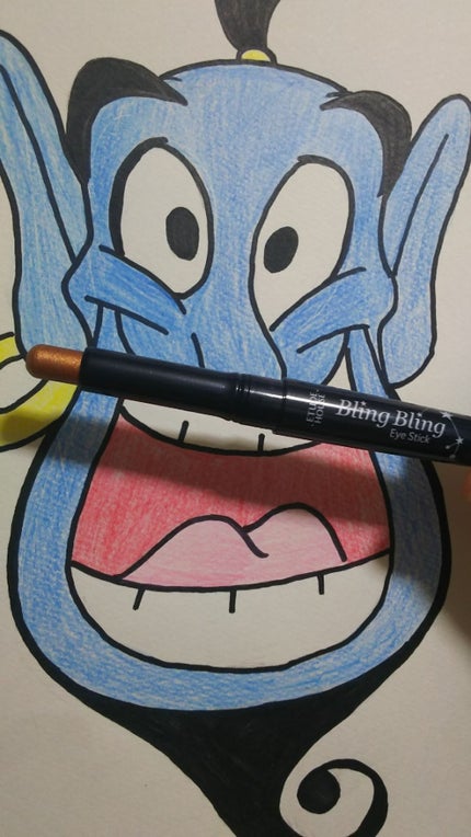 キラキラ アイシャドウ/ETUDE/スティックアイシャドウを使ったクチコミ(1枚目)