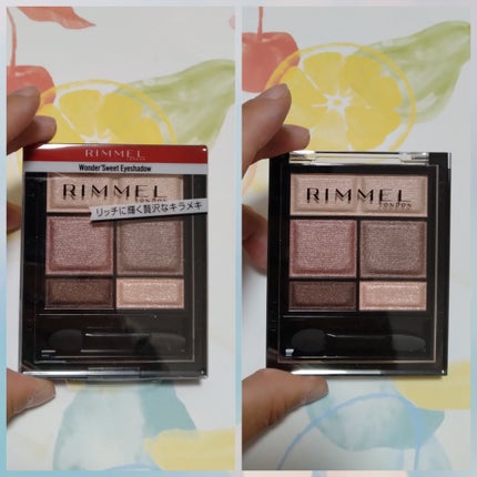 ワンダー スウィート アイシャドウ/リンメル ロンドン/アイシャドウパレットを使ったクチコミ(1枚目)