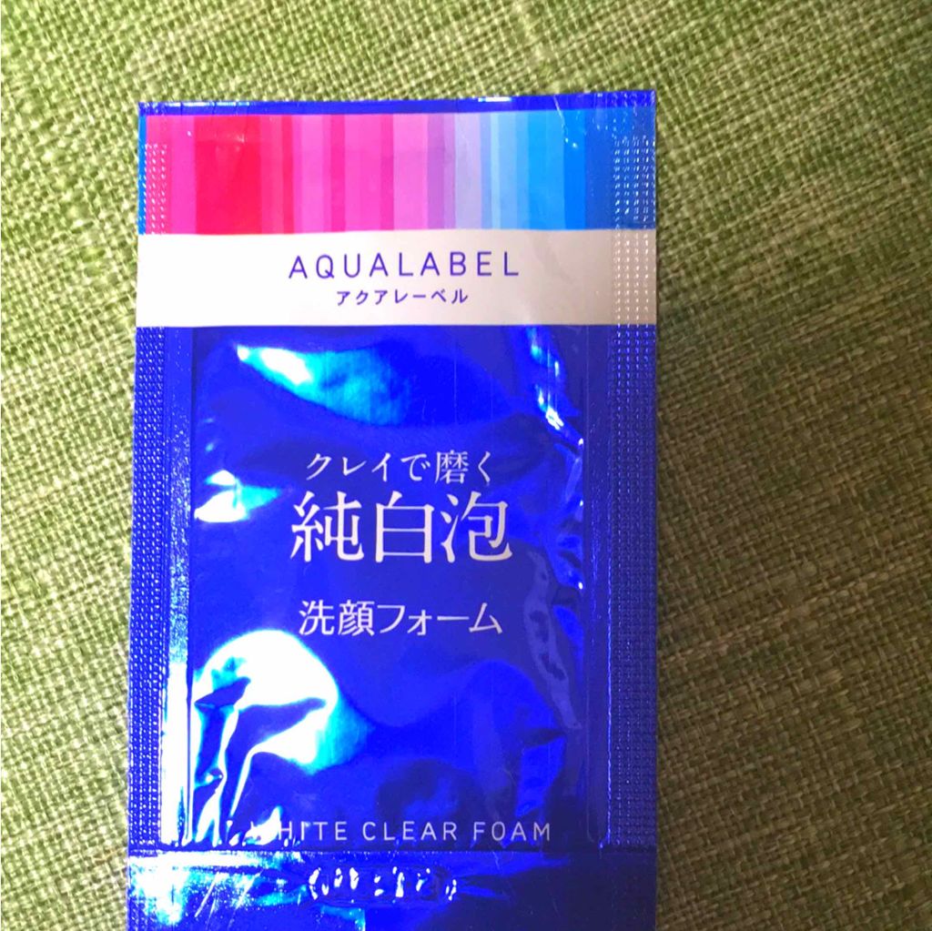 ホワイトクリアフォーム/アクアレーベル/洗顔フォームを使ったクチコミ（1枚目）