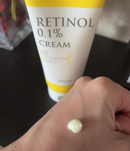 レチノール0.1クリーム/APLIN/フェイスクリームを使ったクチコミ(2枚目)