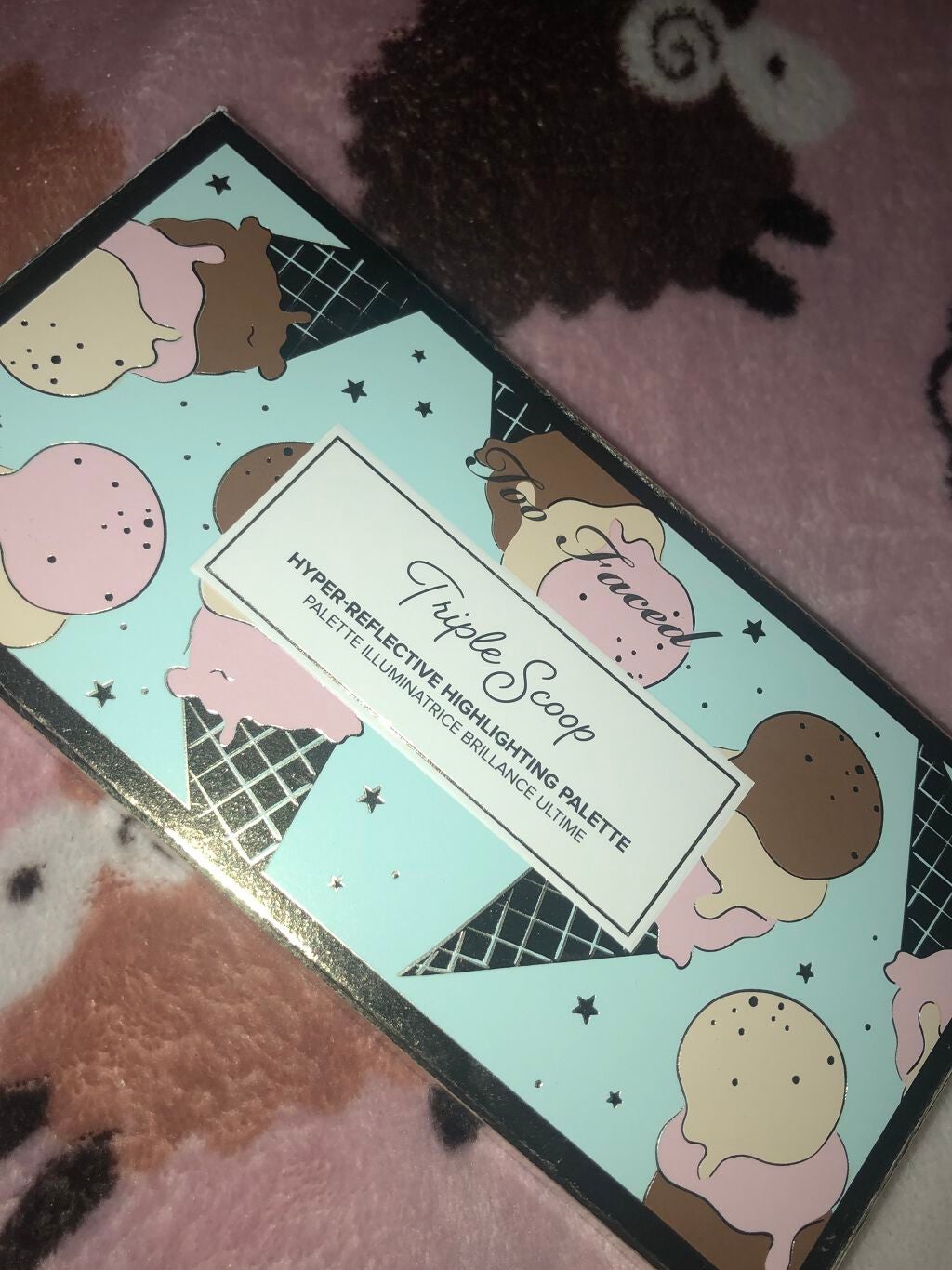 トリプル スクープ ハイライティング パレット /Too Faced/プレストパウダーを使ったクチコミ(2枚目)