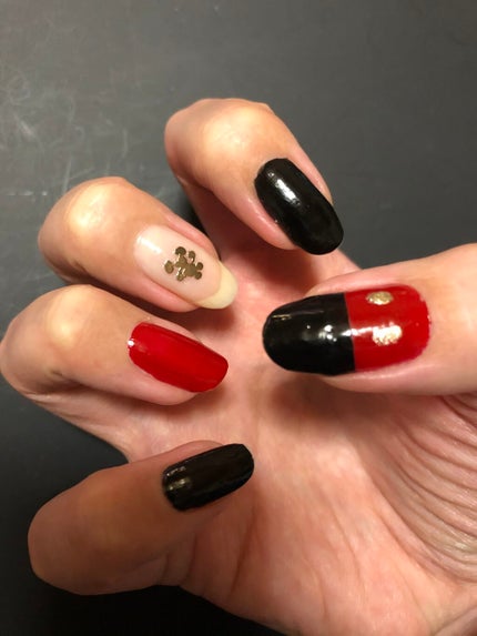 Disney nailmetalparts/セリア/ネイルチップ・パーツを使ったクチコミ(2枚目)