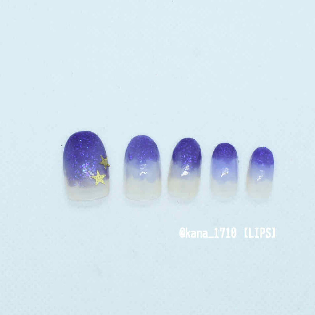 UR GLAM　COLOR NAIL SELECTION BU3＜グリッターカラー＞/U R GLAM/マニキュアを使ったクチコミ（1枚目）