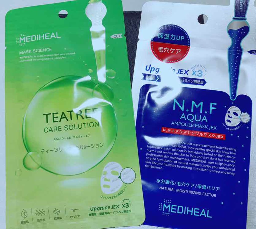 N.M.FアクアアンプルマスクJEX/MEDIHEAL/シートマスク・パックを使ったクチコミ（1枚目）