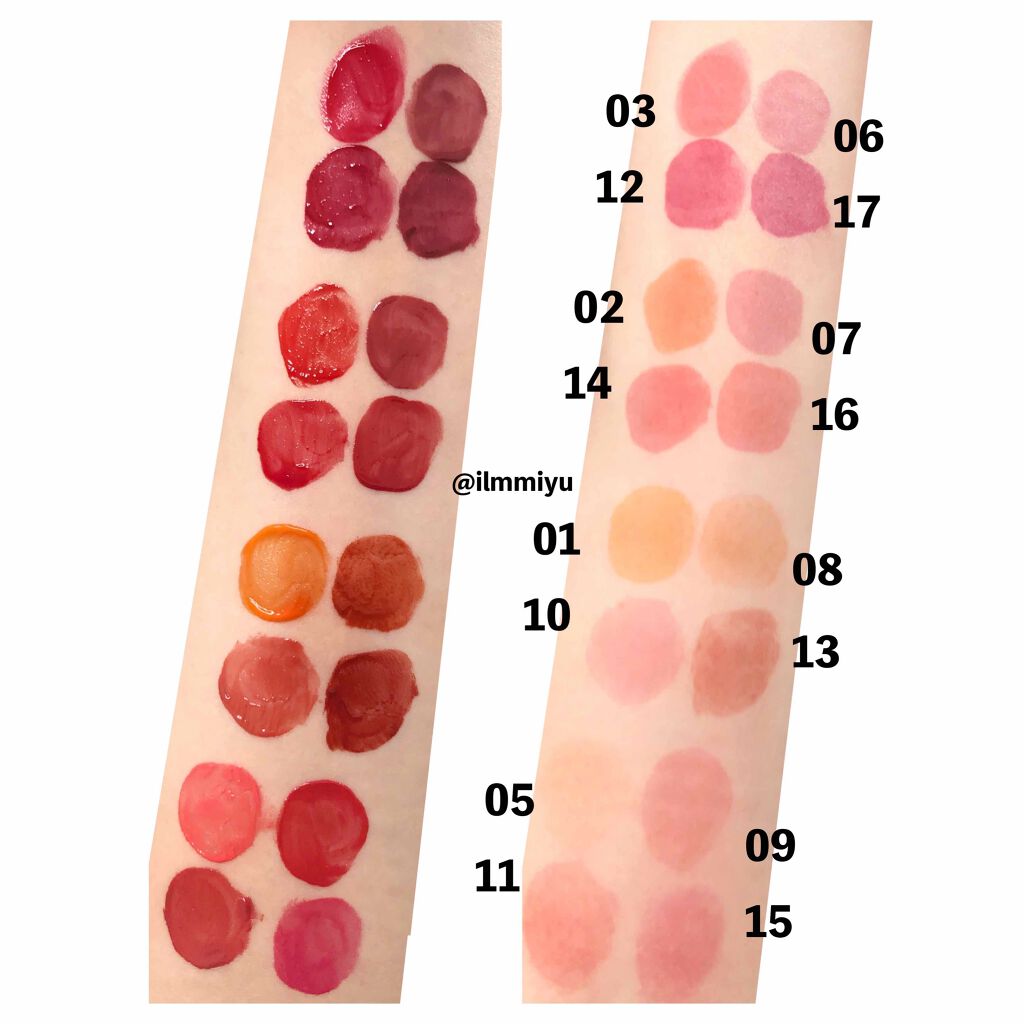 ジューシーラスティングティント/rom&nd/リップティントを使ったクチコミ(9枚目)