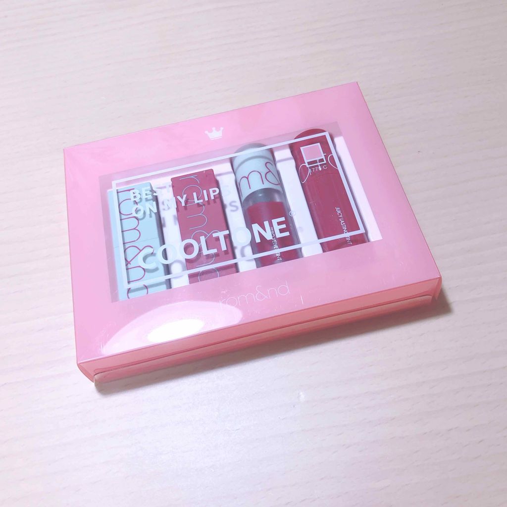 ジューシーラスティングティント/rom&nd/リップティントを使ったクチコミ(1枚目)