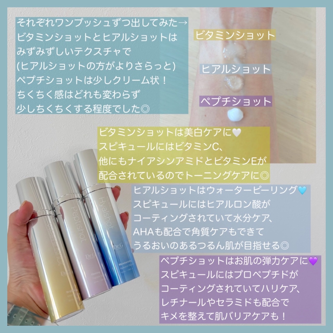 RTXセラム ビタミンショット/Dr.G/美容液を使ったクチコミ（2枚目）