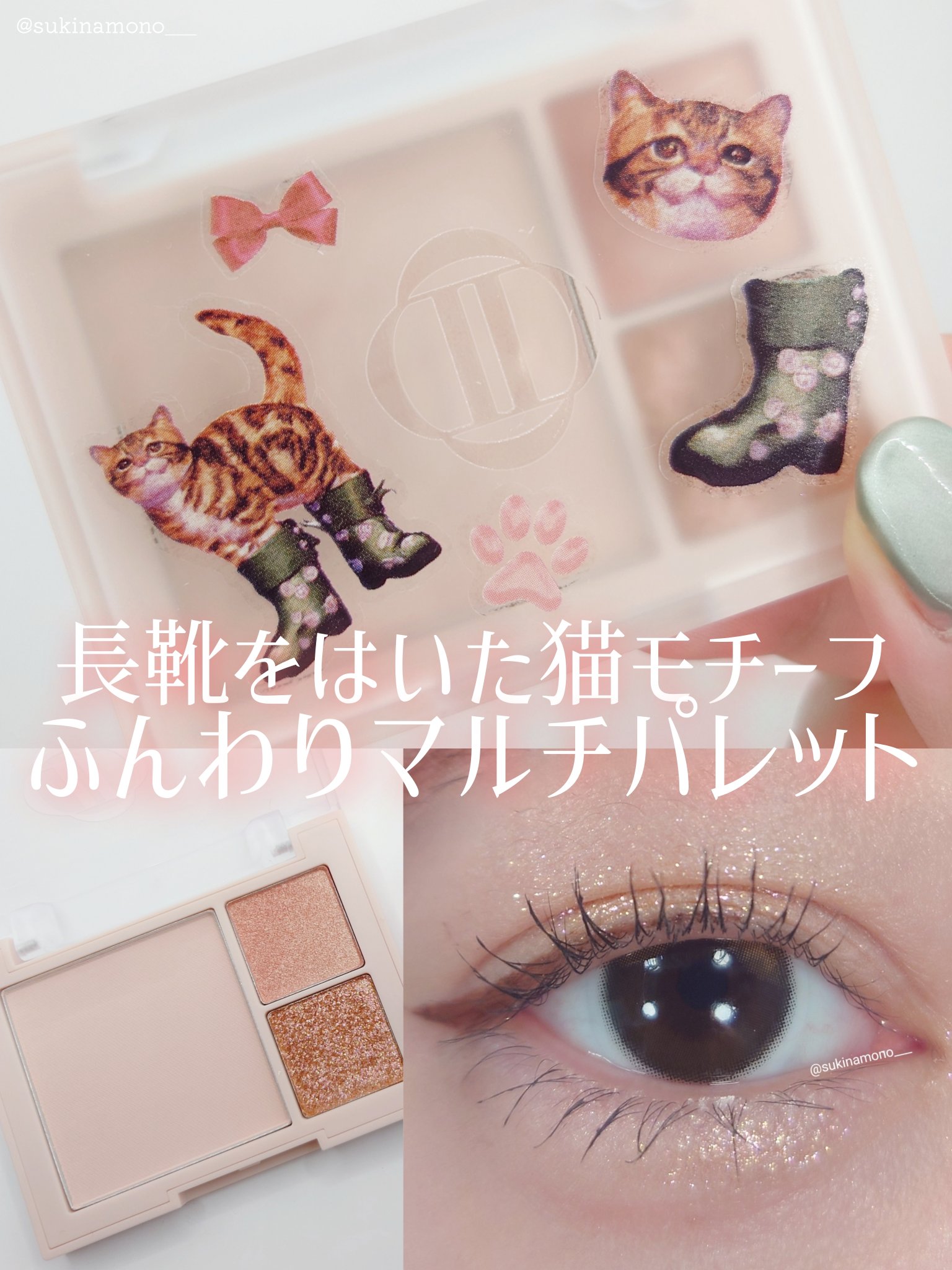 （ルシャブートコレクション）チーク＆アイ マルチユーズ パレット 763 Coral Chat/Dinto/パウダーチークを使ったクチコミ（1枚目）