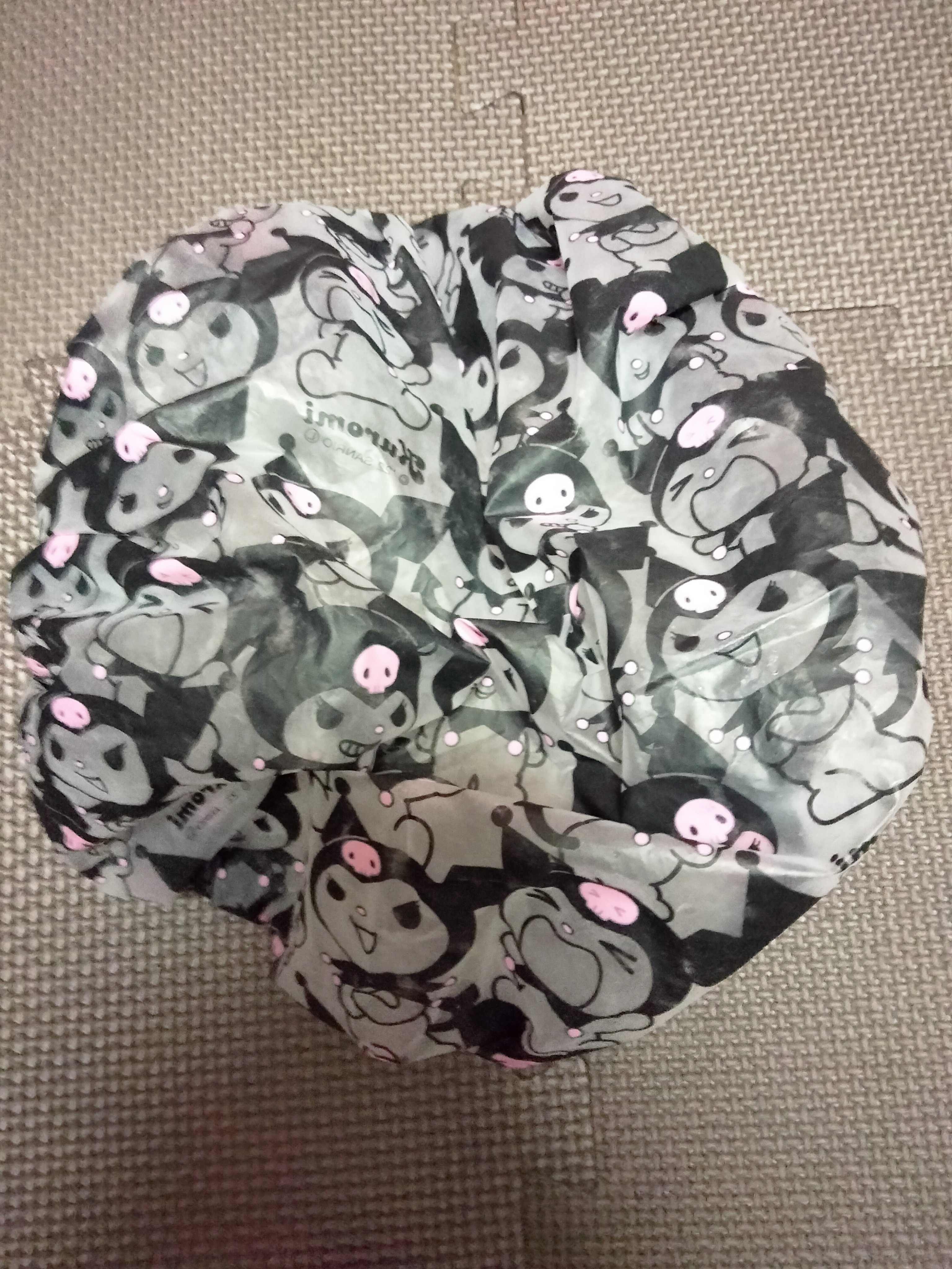 シャワーキャップ オルチャン柄/セリア/ヘアケアグッズを使ったクチコミ（1枚目）