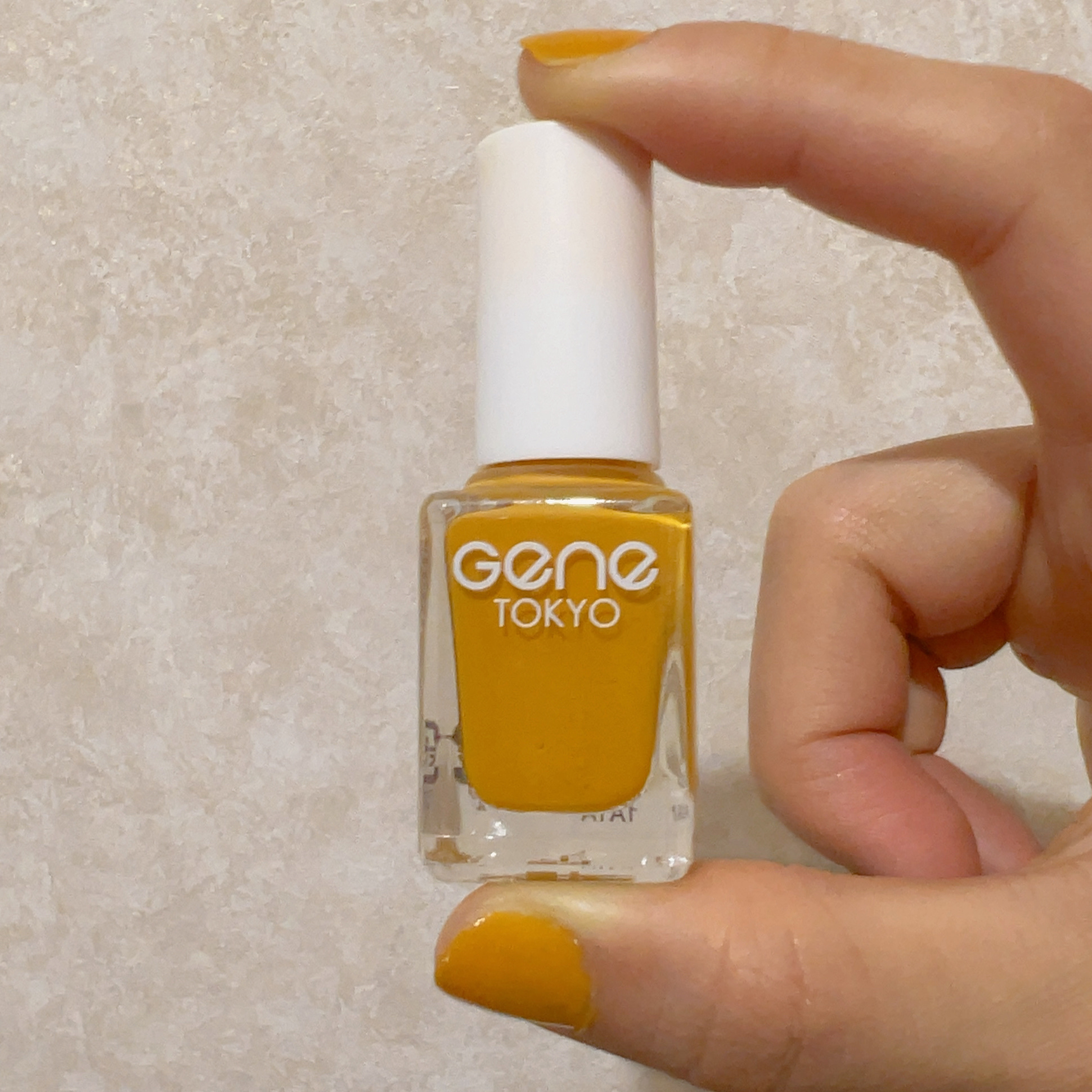 gene TOKYO ネイル マスタードイエロー/DAISO/マニキュアを使ったクチコミ（3枚目）