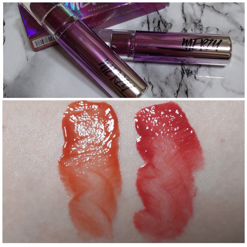 オーロラ デュイ ティント/MERZY/リップティントを使ったクチコミ（1枚目）