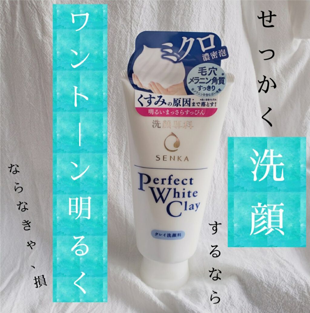 パーフェクトホワイトクレイ/SENKA(専科)/洗顔フォームを使ったクチコミ(1枚目)