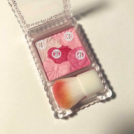 グロウフルールチークス/キャンメイク/パウダーチークを使ったクチコミ(2枚目)