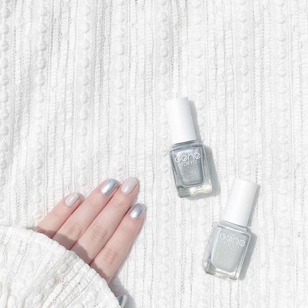 #セルフネイル,#ネイル,#100均ネイル,#ダイソーネイル,#GENEネイル,#淡い系ネイル,#シンプルネイルのネイルデザイン