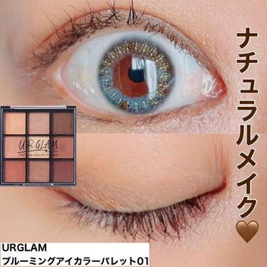 UR GLAM　BLOOMING EYE COLOR PALETTE/U R GLAM/アイシャドウパレットを使ったクチコミ（1枚目）