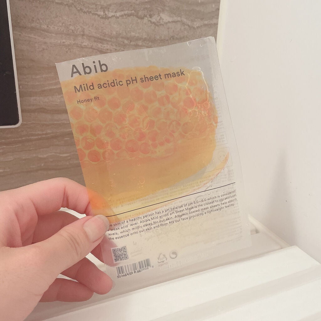 弱酸性pHシートマスク ハニーフィット/Abib /シートマスク・パックを使ったクチコミ(2枚目)