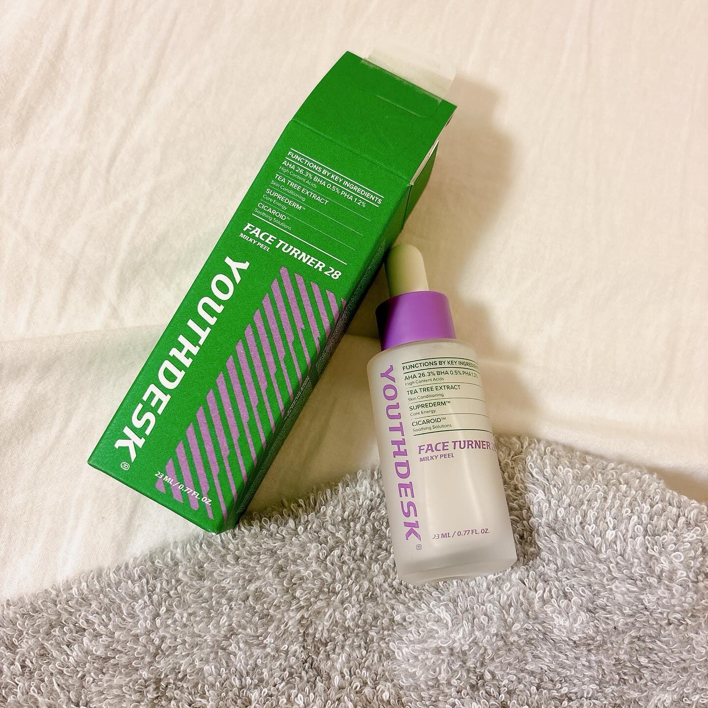 フェースターナー28ミルキーフィール/YOUTHDESK/ピーリングを使ったクチコミ（1枚目）