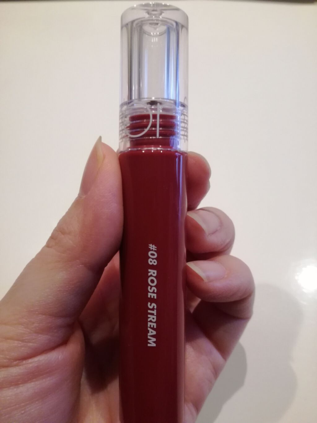 グラスティングウォーターティント/rom&nd/リップティントを使ったクチコミ（3枚目）