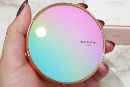 ピンクティーツリーカバークッション/APLIN/クッションファンデーションを使ったクチコミ(1枚目)