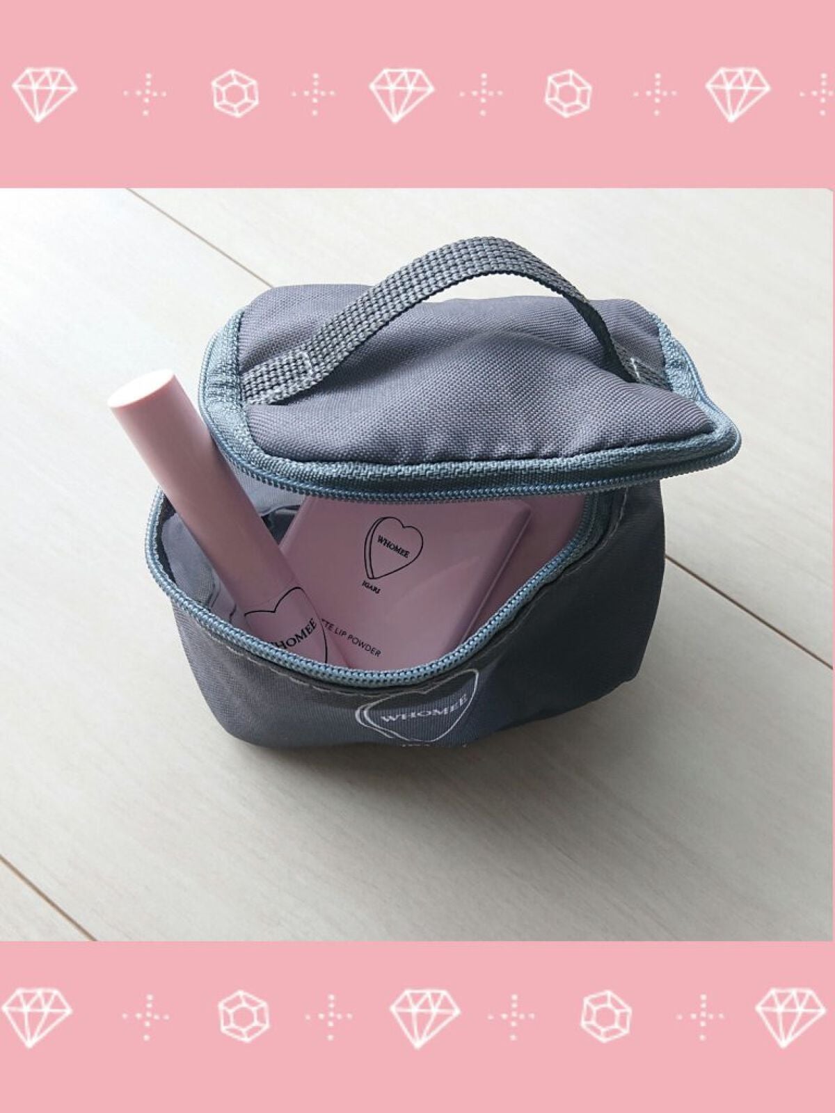 ミニバニティポーチ/WHOMEE/その他化粧小物を使ったクチコミ(4枚目)
