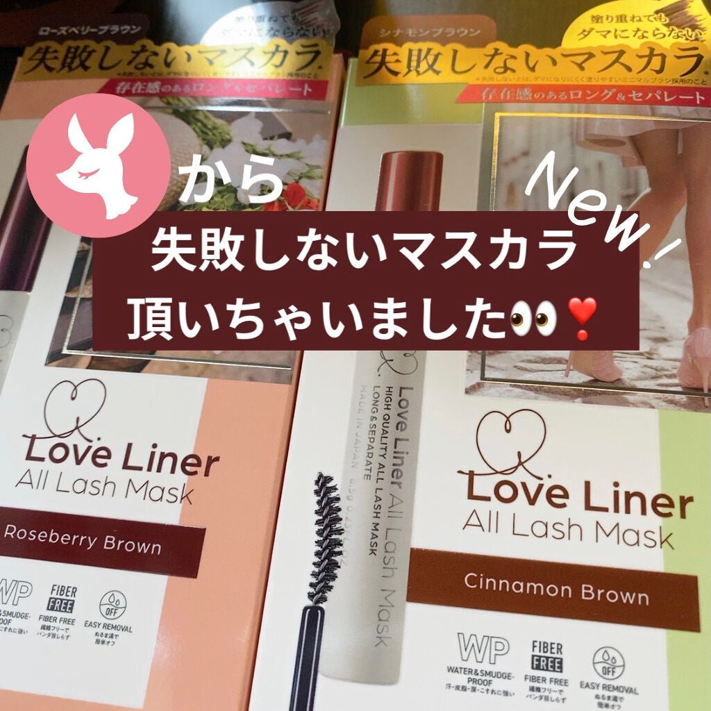 ラブ・ライナー オールラッシュマスク/ラブ・ライナー/マスカラを使ったクチコミ(1枚目)