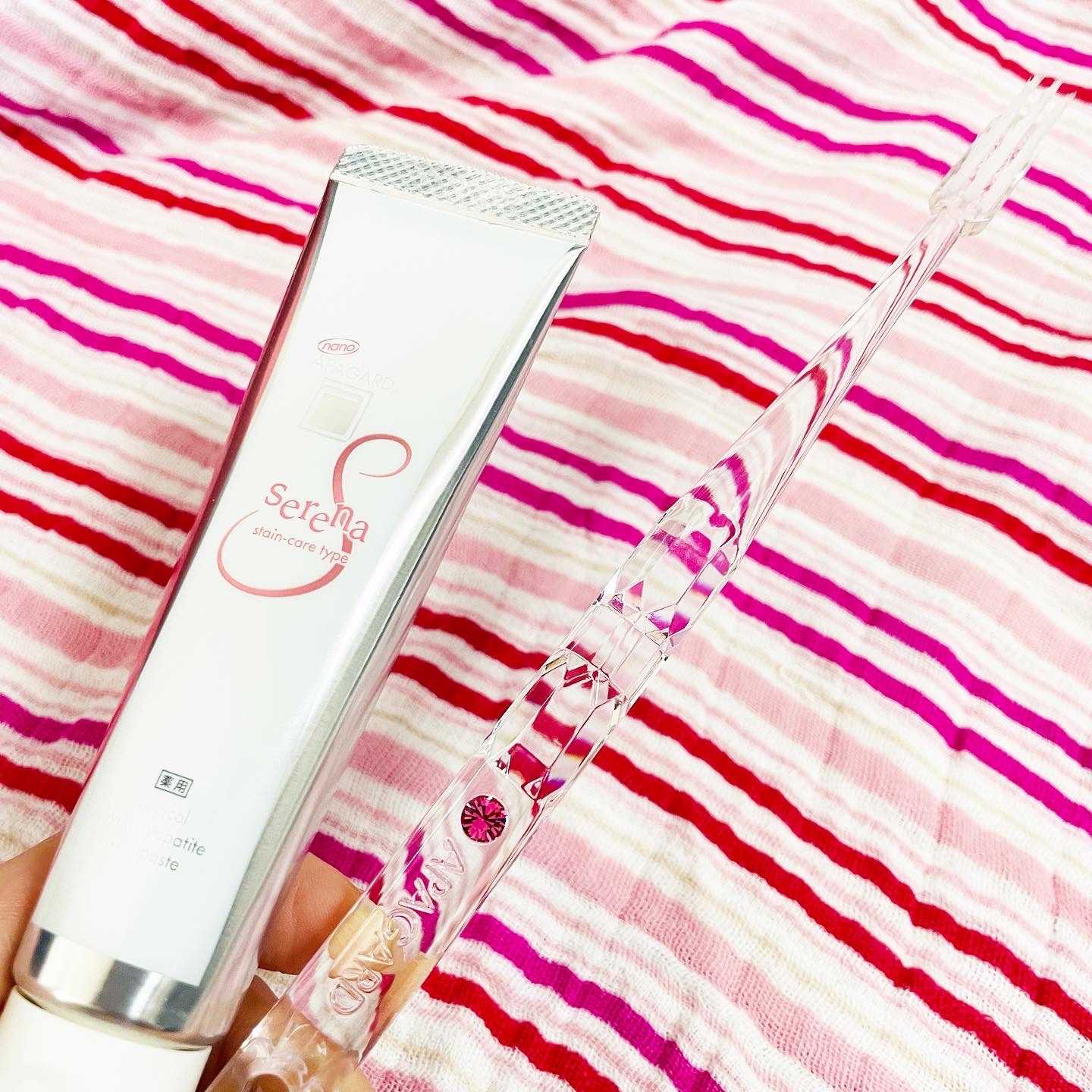 アパガードクリスタル歯ブラシ/アパガード/歯ブラシを使ったクチコミ（1枚目）