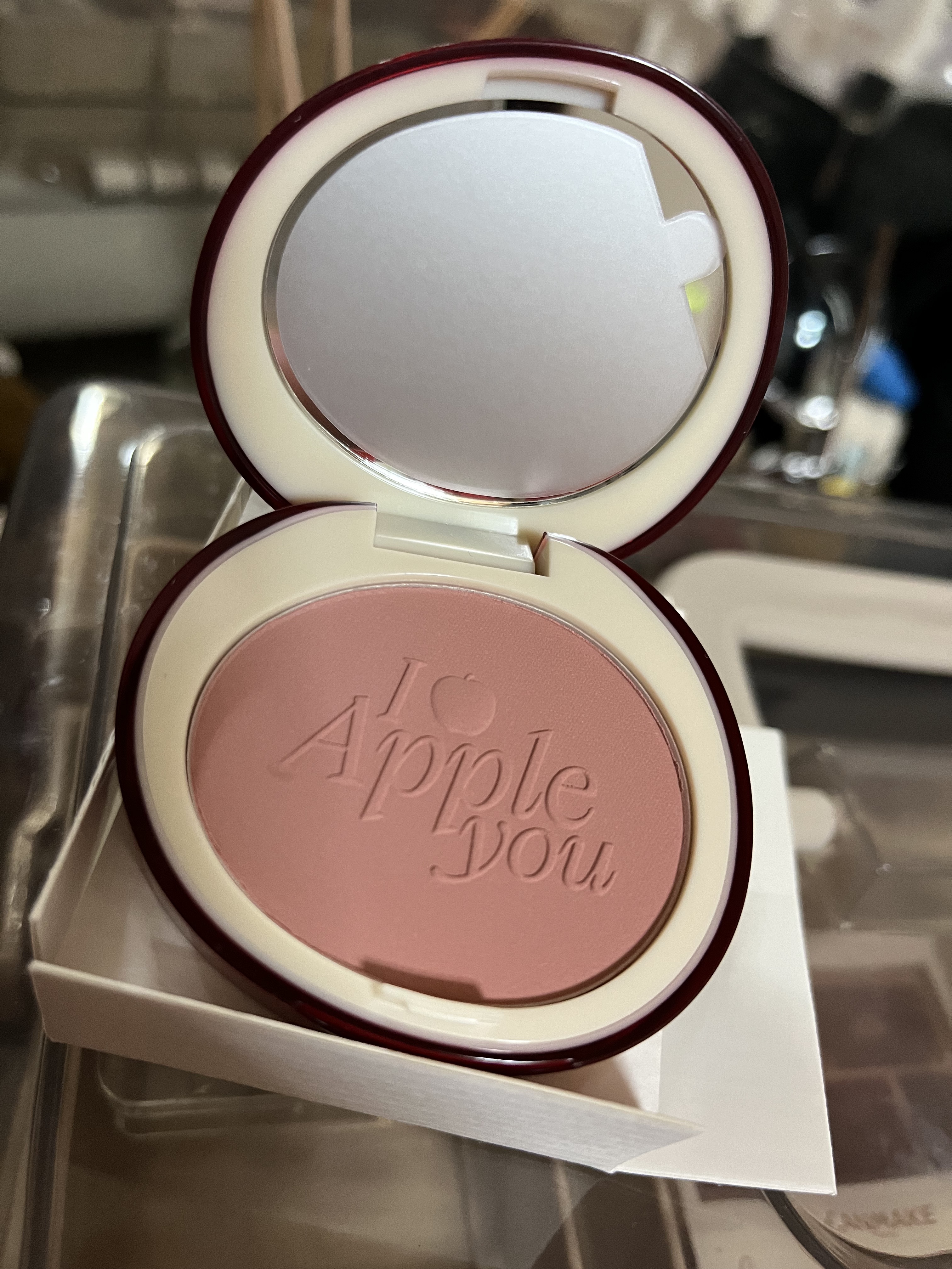 APPLE YOU ニュアンスグロウパウダー/Joocyee/パウダーチークを使ったクチコミ（2枚目）