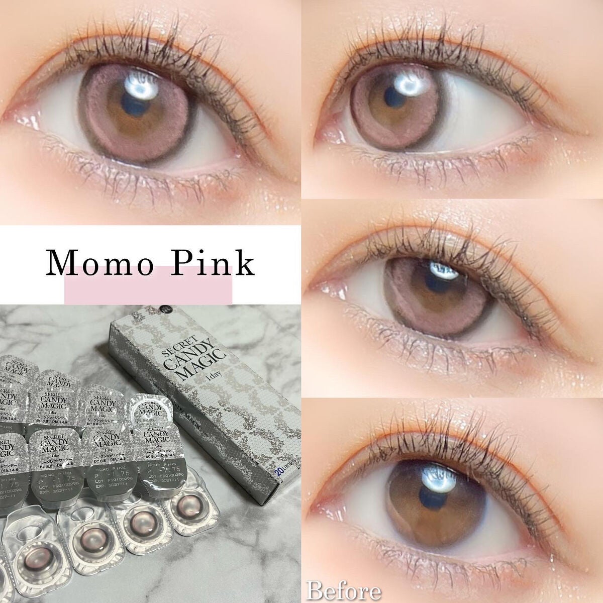 secretcandymagic 1day(シークレットキャンディーマジック)/secret candymagic/ワンデー(1DAY)カラコンを使ったクチコミ(4枚目)