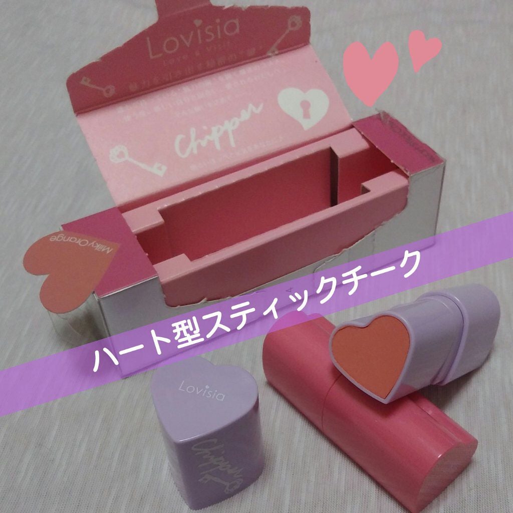 HEART STICK CHEEK/ラヴィジア/ジェル・クリームチークを使ったクチコミ(1枚目)