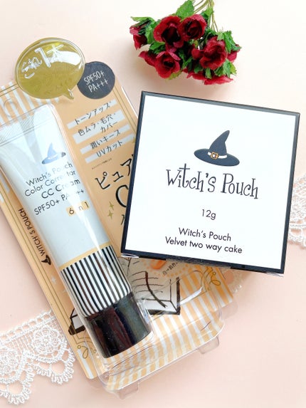 ベルベットトゥーウェイケーキ/Witch's Pouch/プレストパウダーを使ったクチコミ(7枚目)