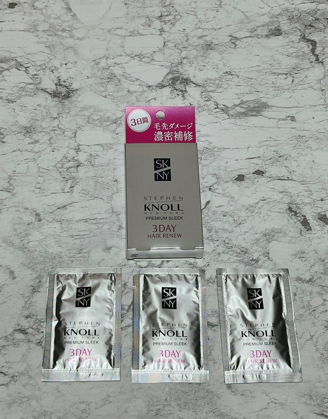 プレミアムスリーク 3デイ ヘアリニュー/スティーブンノル ニューヨーク/洗い流すヘアトリートメントを使ったクチコミ(1枚目)