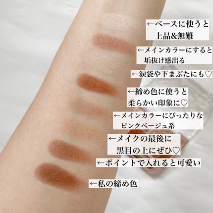 プティパレットアイズ/キャンメイク/パウダーアイシャドウを使ったクチコミ(5枚目)