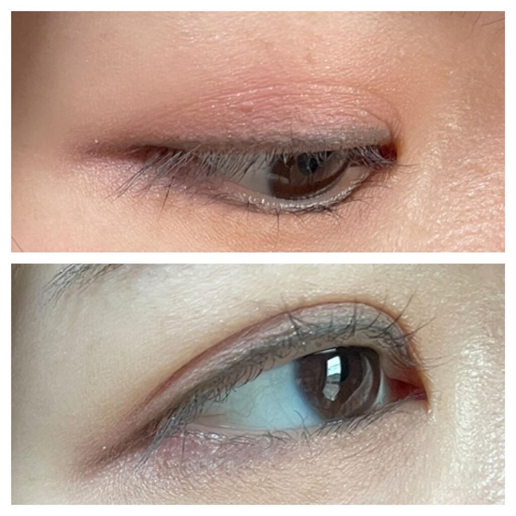 ジェルアイライナー/CEZANNE/ジェルアイライナーを使ったクチコミ（2枚目）