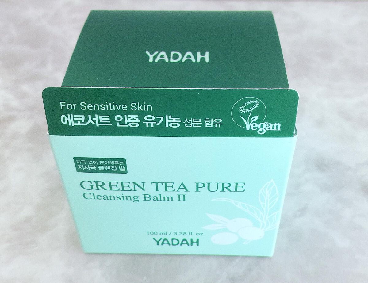 グリーンティーピュアクレンジングバームⅡ/YADAH/クレンジングバームを使ったクチコミ(1枚目)