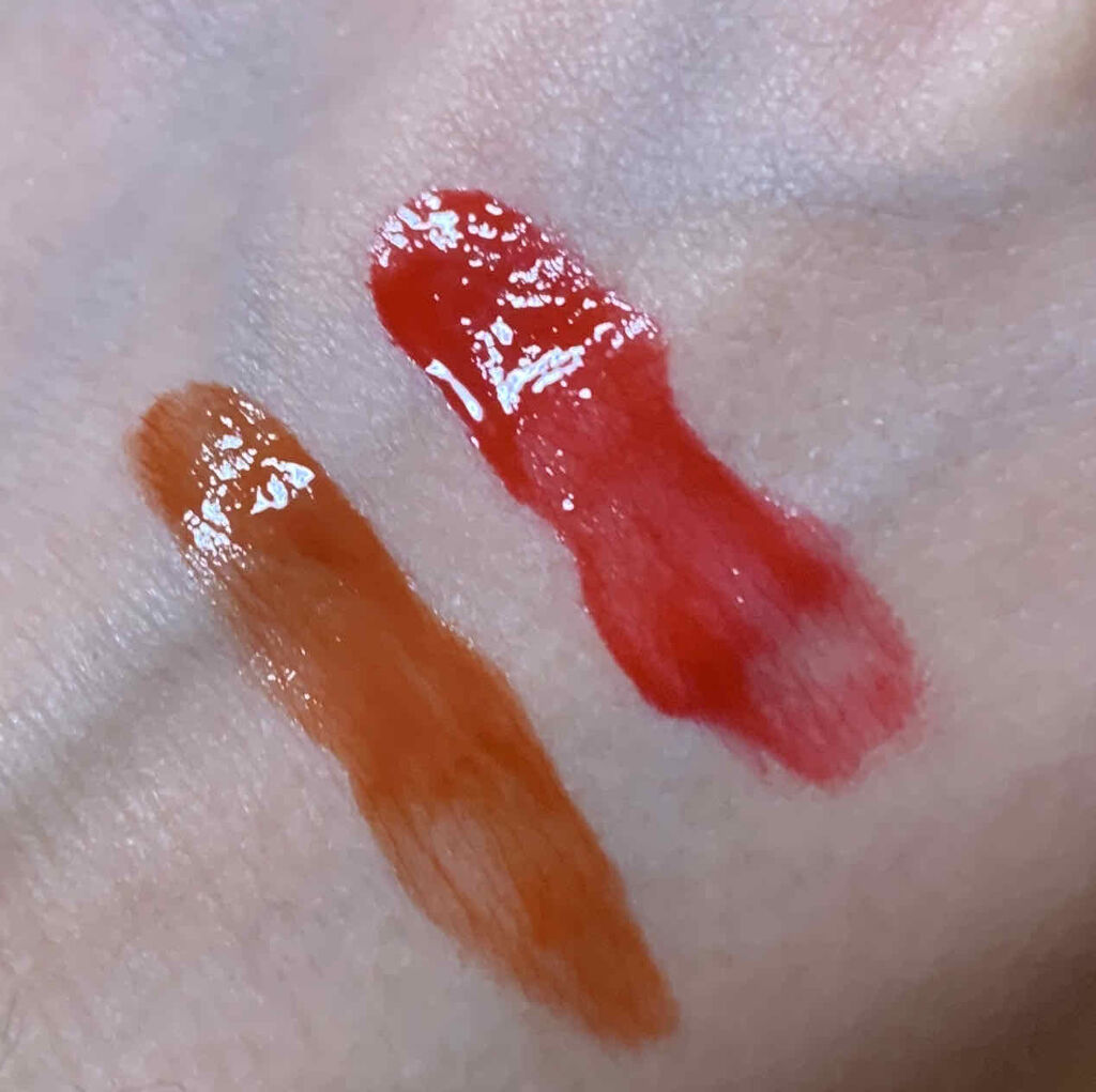 ジューシーラスティングティント/rom&nd/リップティントを使ったクチコミ（3枚目）