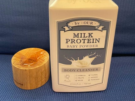 ミルクプロテイン ボディクレンザー ベビーパウダー/by : OUR/ボディソープを使ったクチコミ(4枚目)